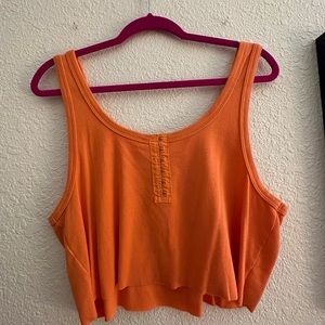 Orange tank top